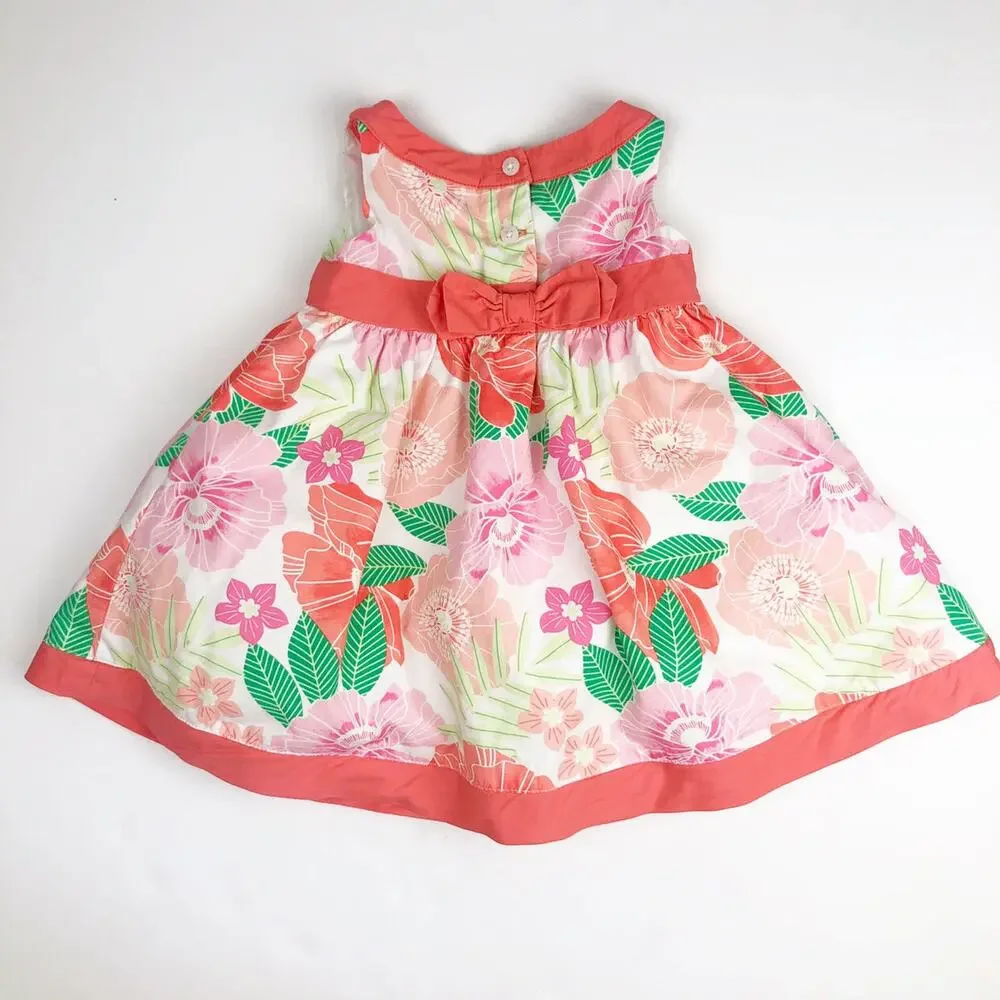 Gymboree Sleeveless Floral Fairy Blossom Dress Size 12-18 Months